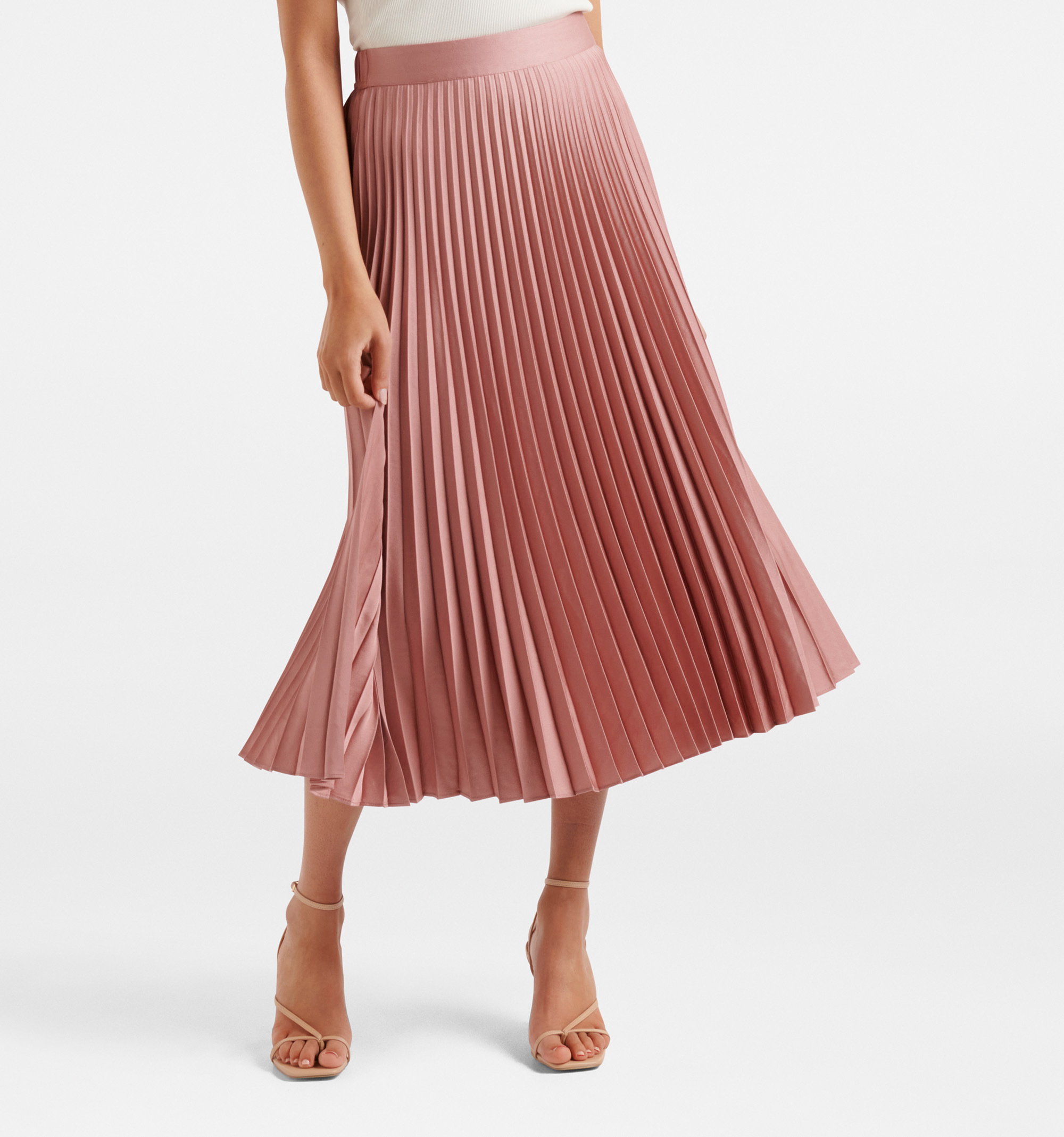 Forever 21 Black Cream Striped Pleated A Line Short Mini Skirt Size 29 |  eBay