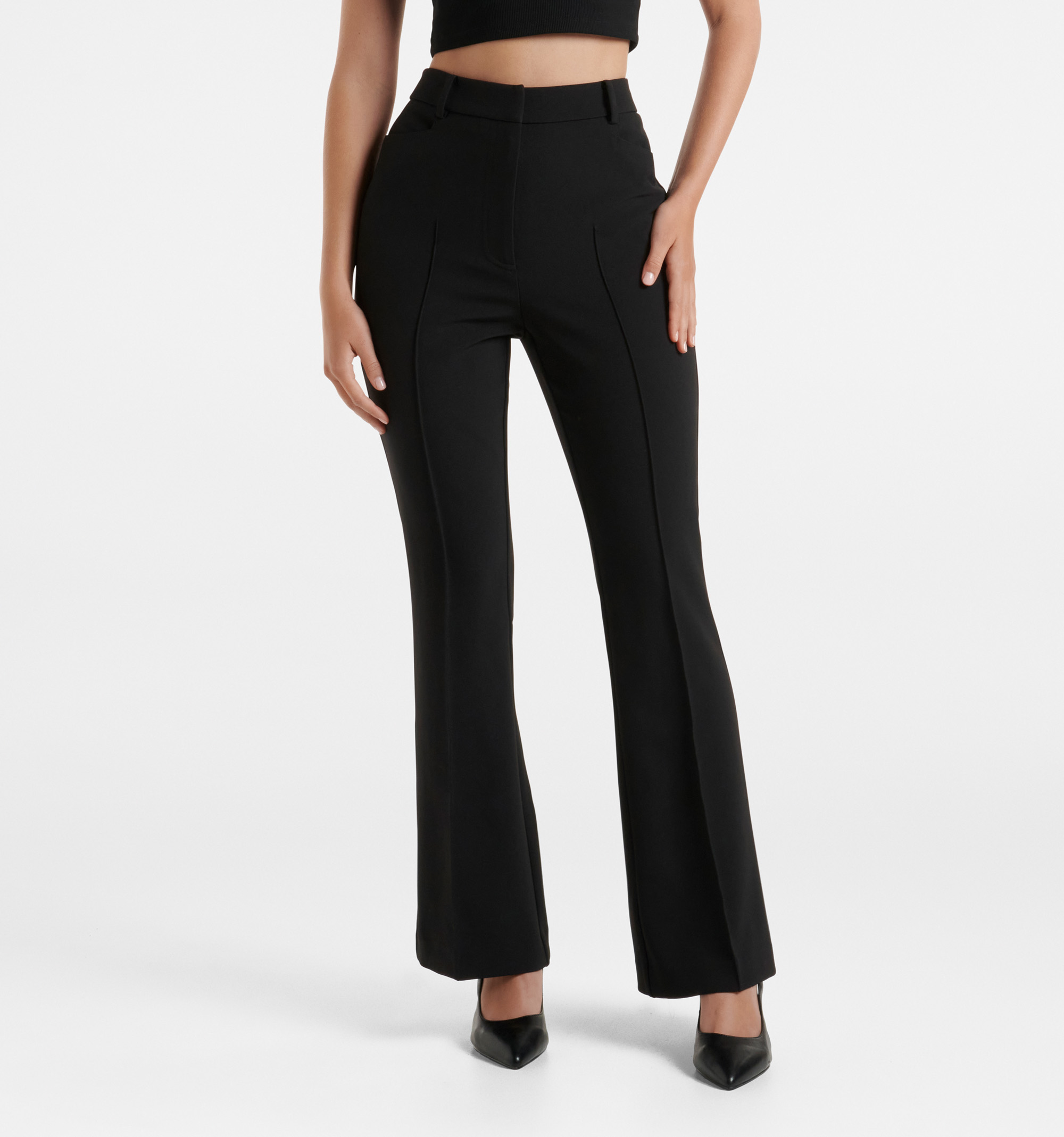 ASYOU satin flare pants in black - part of a set | ASOS-hanic.com.vn