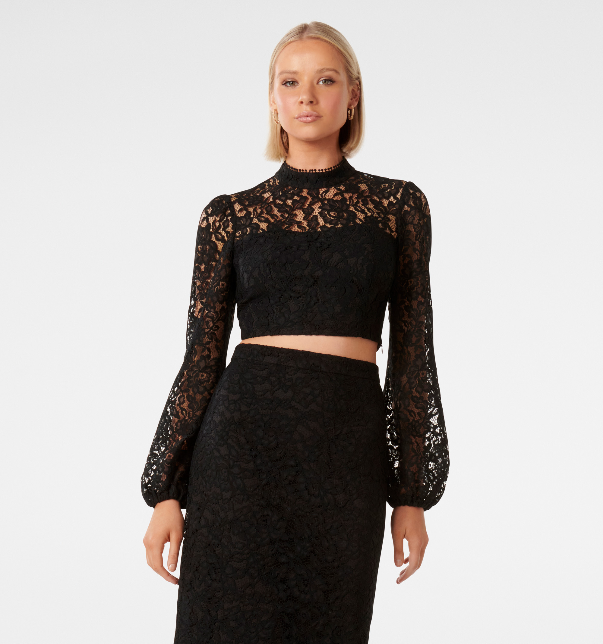 Lucia Open Back Lace Top