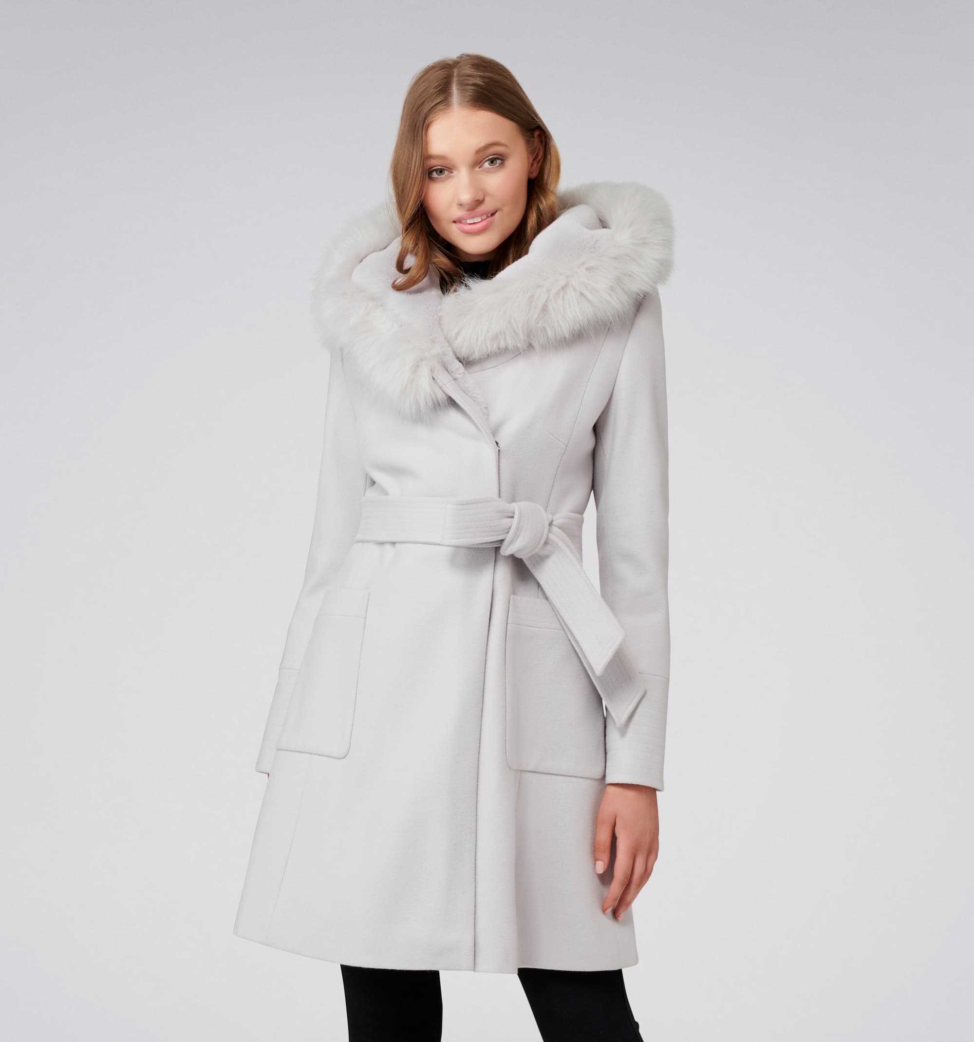 Buy Josephine Fur Lined Coat - Forever New